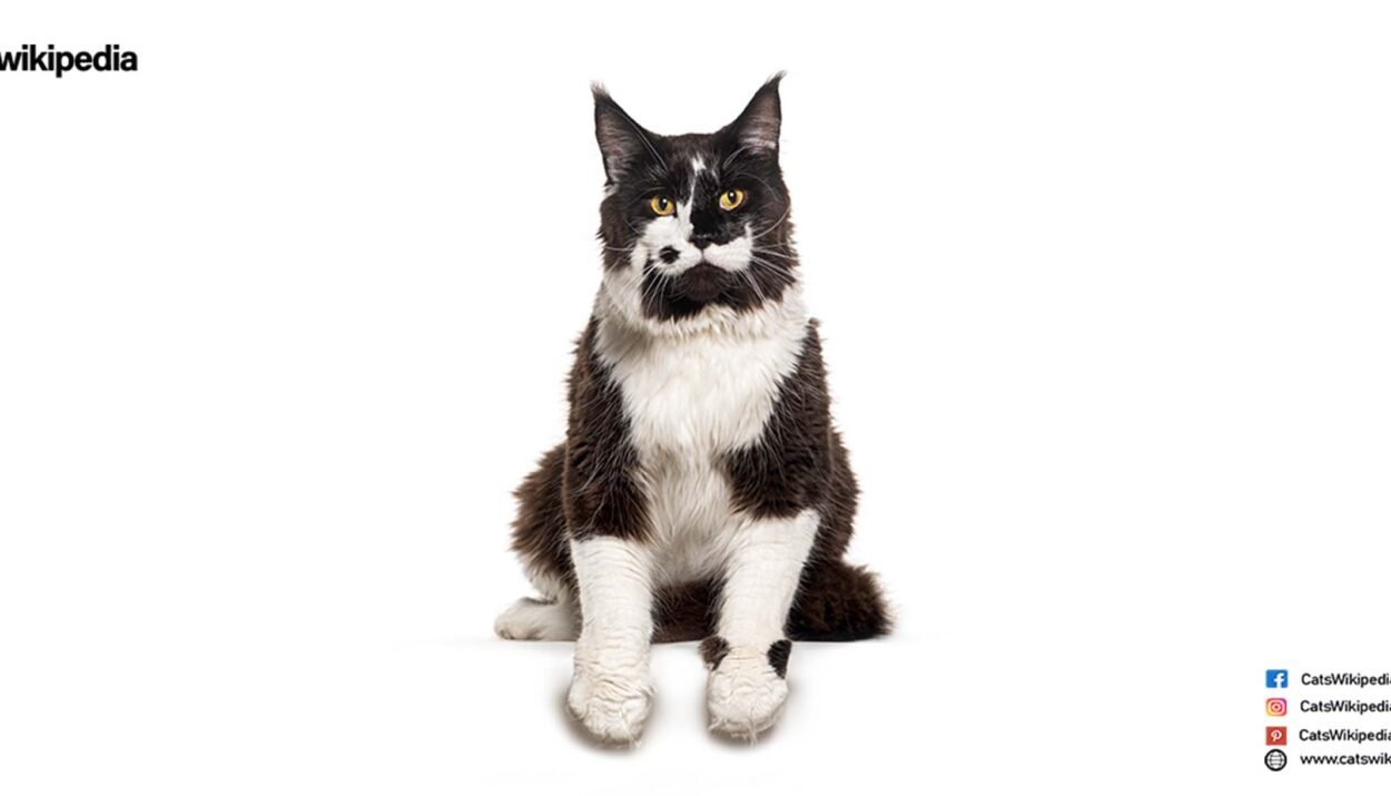 BLACK-AND-WHITE-MAINE-COON